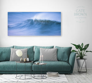 Cate Brown Photo Metal / 12"x27" / None (Print Only) Twilight in Motion  //  Seascape Photography Made to Order Ocean Fine Art