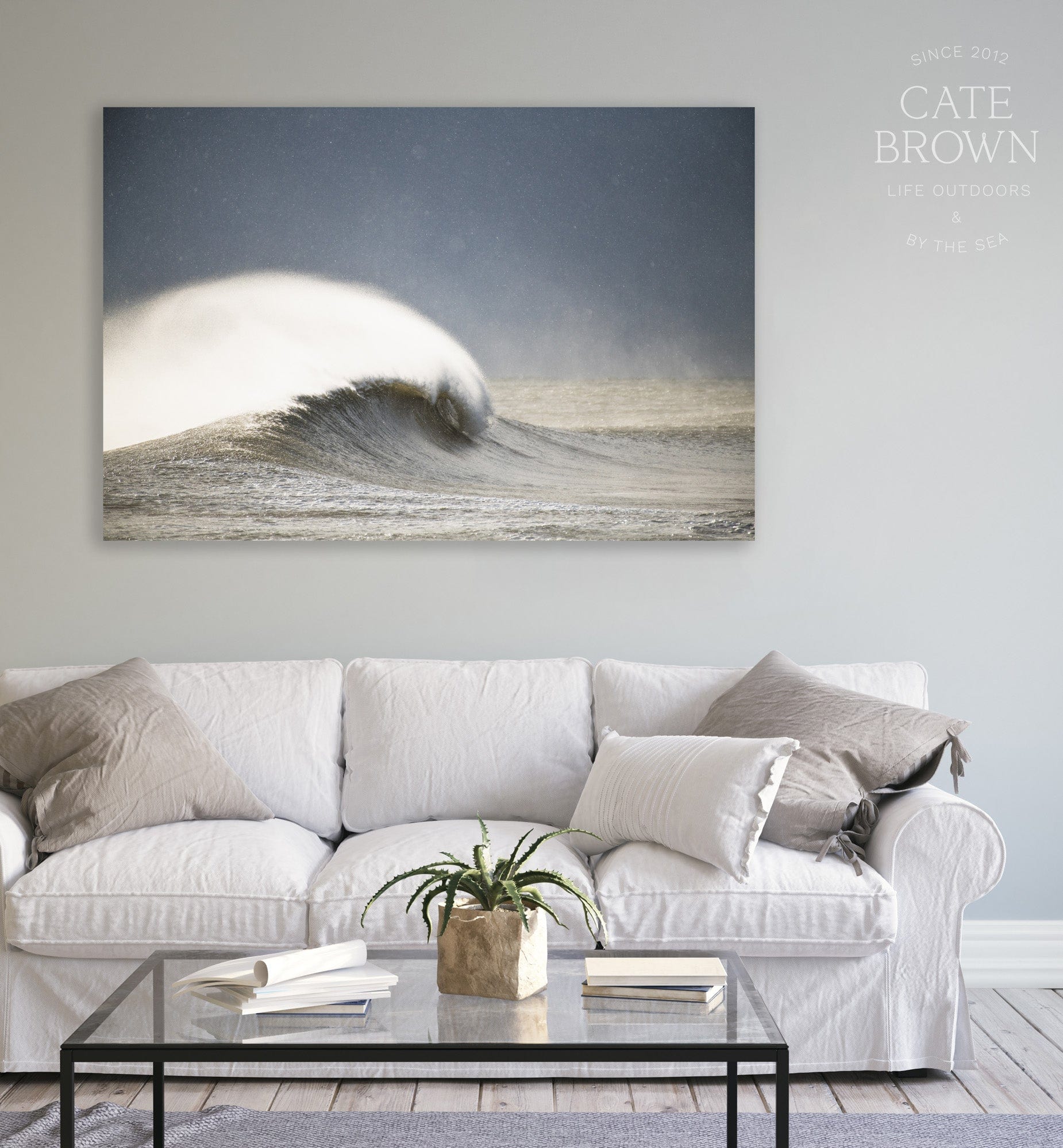 Cate Brown Photo Canvas / 16"x24" / None (Print Only) Winter Magic  //  Seascape Photography Made to Order Ocean Fine Art