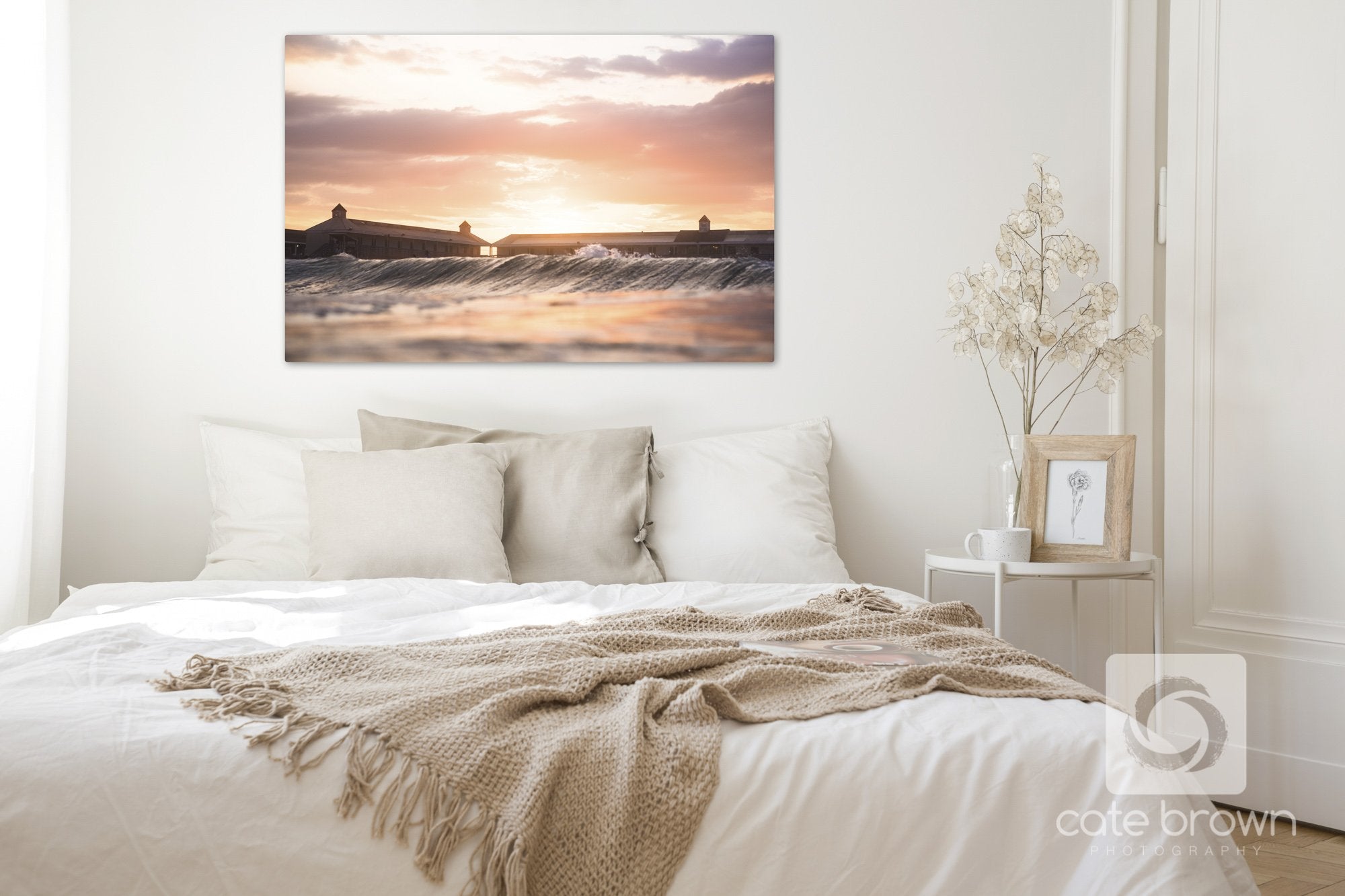 Cate Brown Photo Cabana Sunset  //  Seascape Photography Made to Order Ocean Fine Art