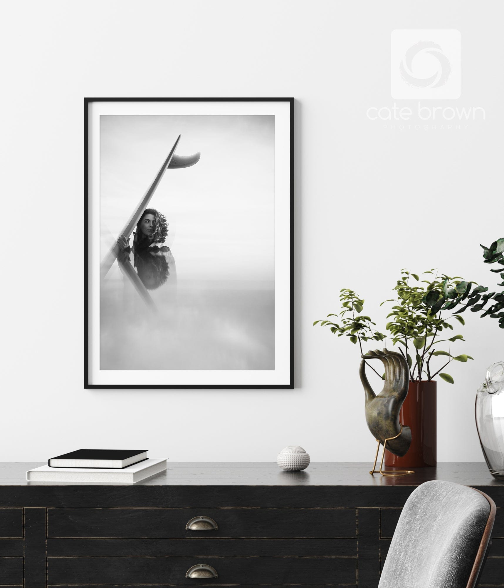 Cate Brown Photo Claire Reflected #3  //  Surf Photography Made to Order Ocean Fine Art