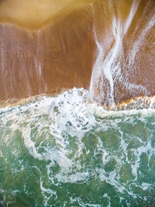 Cate Brown Photo East Beach #9  //  Aerial Photography Made to Order Ocean Fine Art