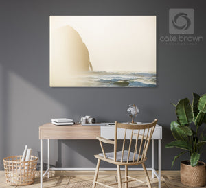 Cate Brown Photo Kiwanda Golden Fury  //  Seascape Photography Made to Order Ocean Fine Art
