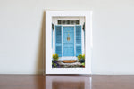 Cate Brown Photo Wickford Doors // Matted Mini Print 5x7" Available Inventory Ocean Fine Art