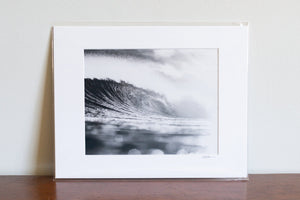 Cate Brown Photo Silver Ocean Majesty // Matted Mini Print 11x14" Available Inventory Ocean Fine Art