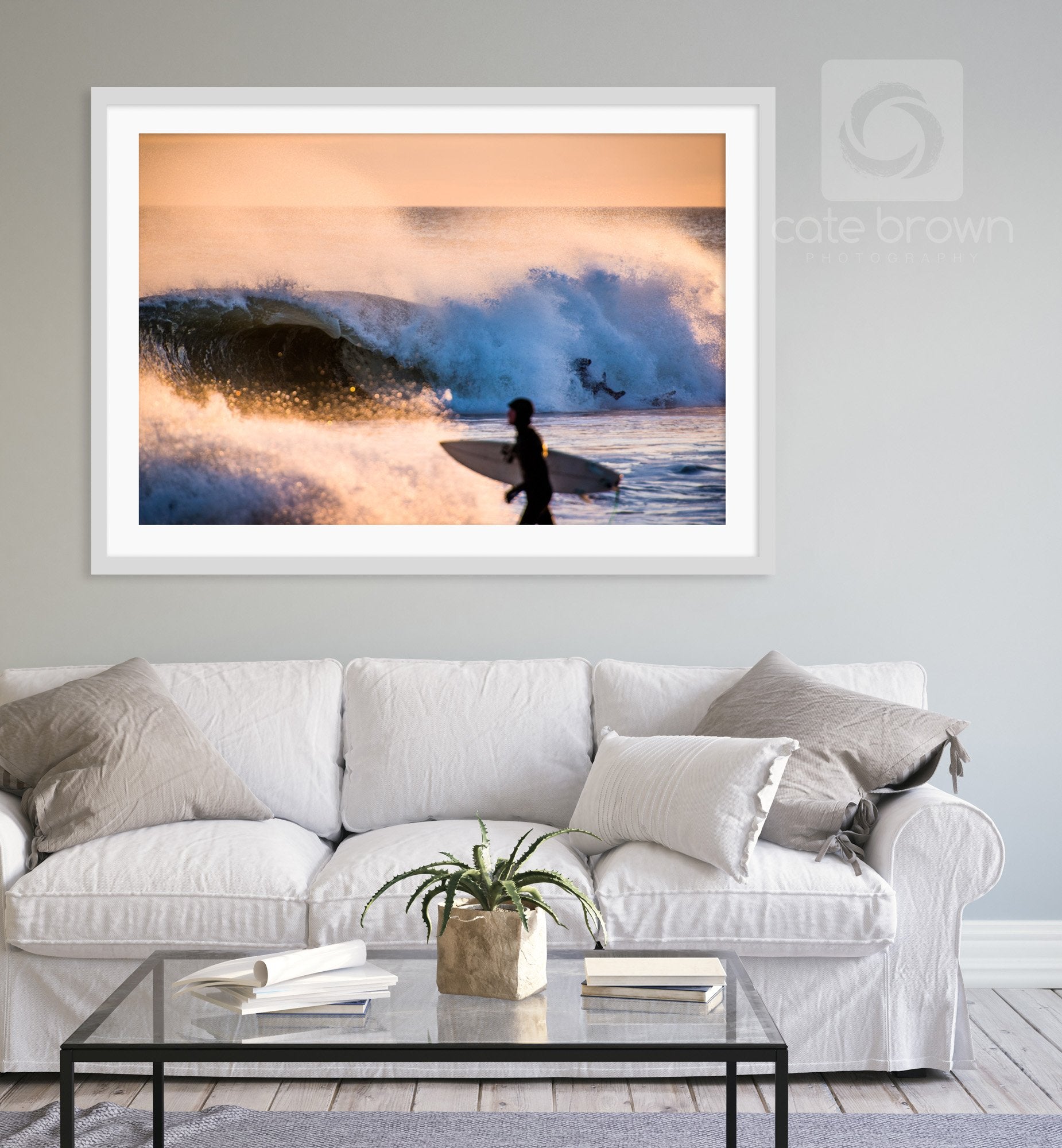 Cate Brown Photo Riley Sunset Surf #2 //  Surf Photography Made to Order Ocean Fine Art
