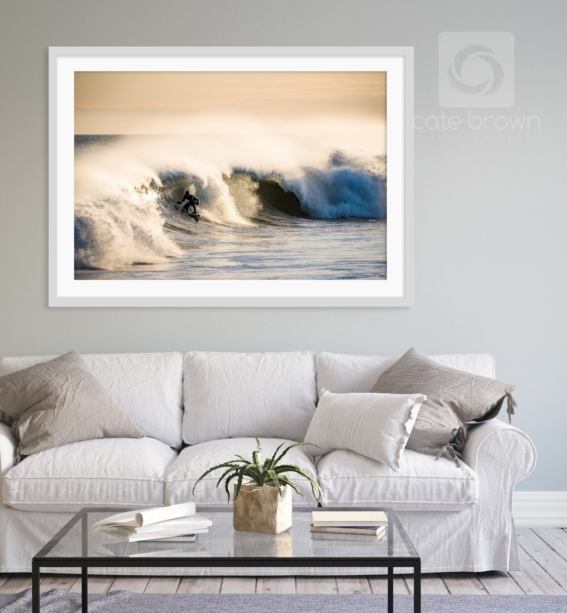 Cate Brown Photo Riley Sunset Surf #1  //  Surf Photography Made to Order Ocean Fine Art