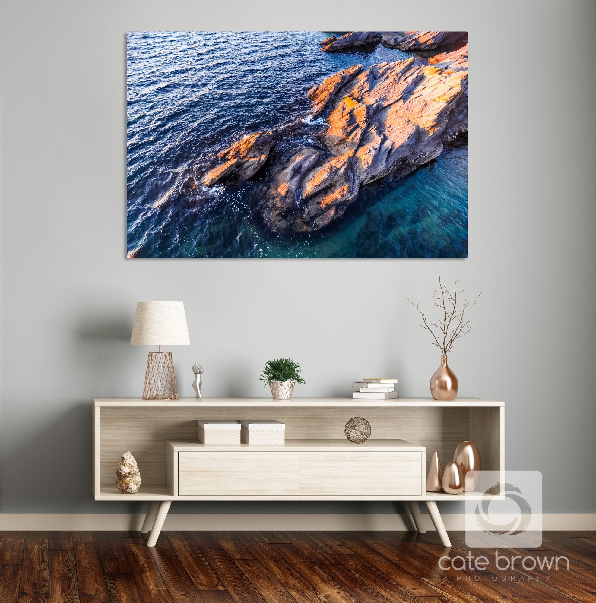 Cate Brown Photo Prehistoric Shores  //  Aerial Photography Made to Order Ocean Fine Art