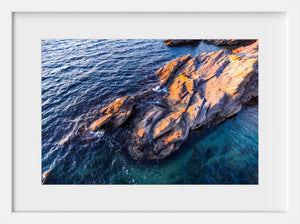 Cate Brown Photo Prehistoric Shores  //  Aerial Photography Made to Order Ocean Fine Art