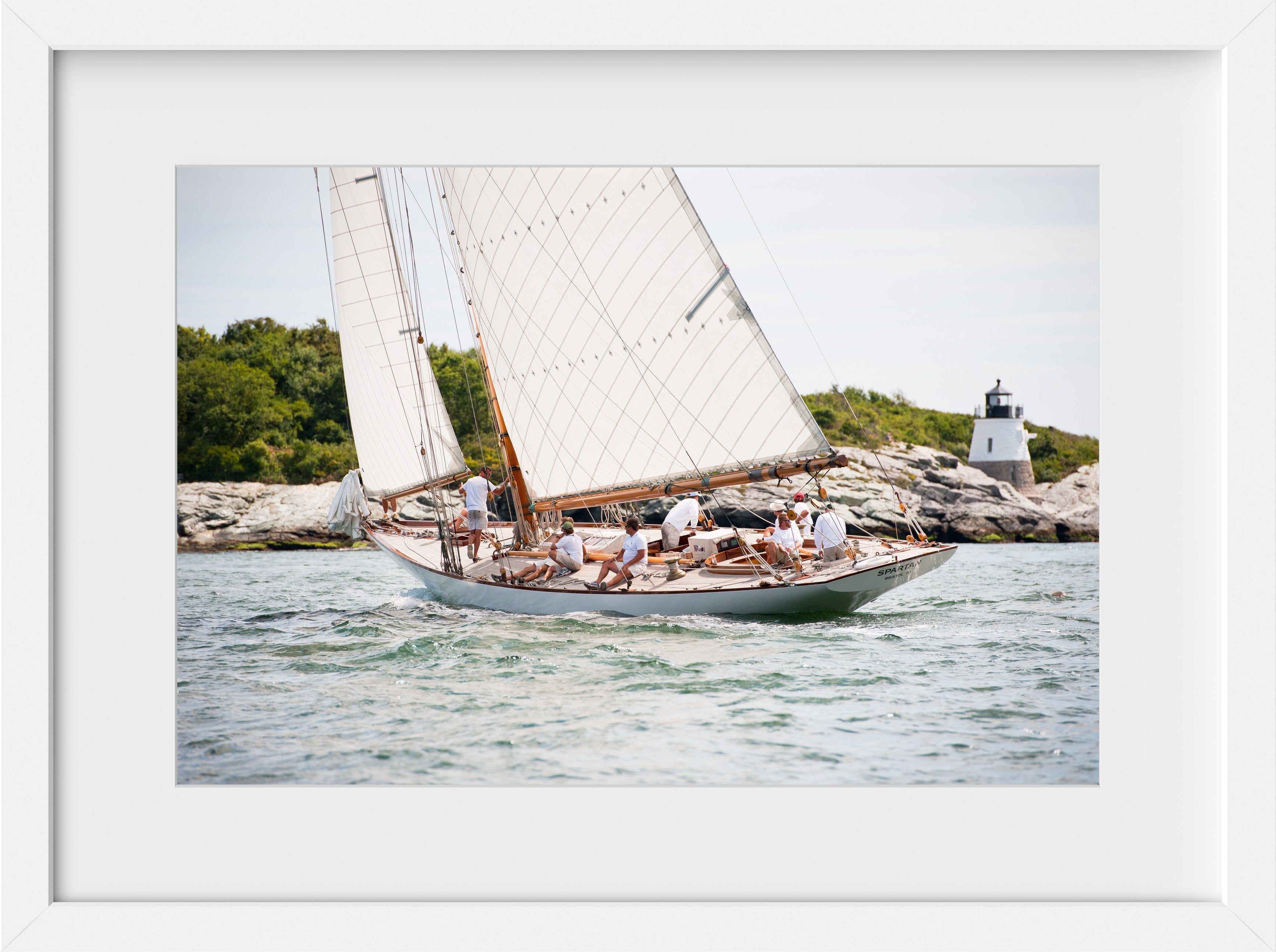 Cate Brown Photo Spartan at Castle Hill  //  Nautical Photography Made to Order Ocean Fine Art