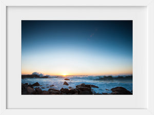 Cate Brown Photo Sunrise Over Hazard Rock  //  Seascape Photography Made to Order Ocean Fine Art
