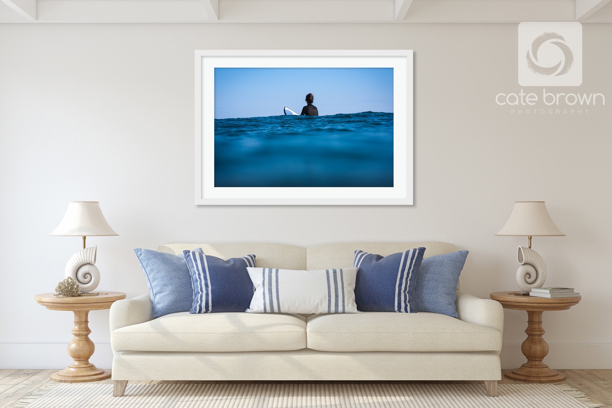 Cate Brown Photo Abby Surfing Chris  //  Surf Photography Made to Order Ocean Fine Art