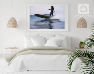 Cate Brown Photo Claire at Dusk  //  Surf Photography Made to Order Ocean Fine Art