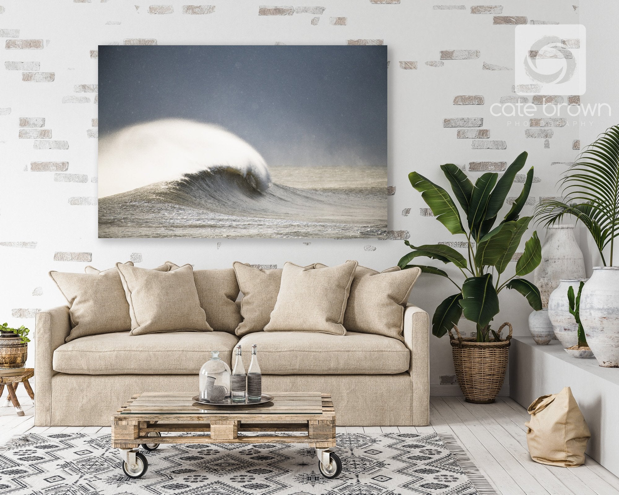 Cate Brown Photo Metal / 16"x24" / None (Print Only) Winter Magic  //  Seascape Photography Made to Order Ocean Fine Art