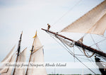 Cate Brown // Ocean Art Postcard // Newport Sailing #1 Post Cards Ocean Fine Art