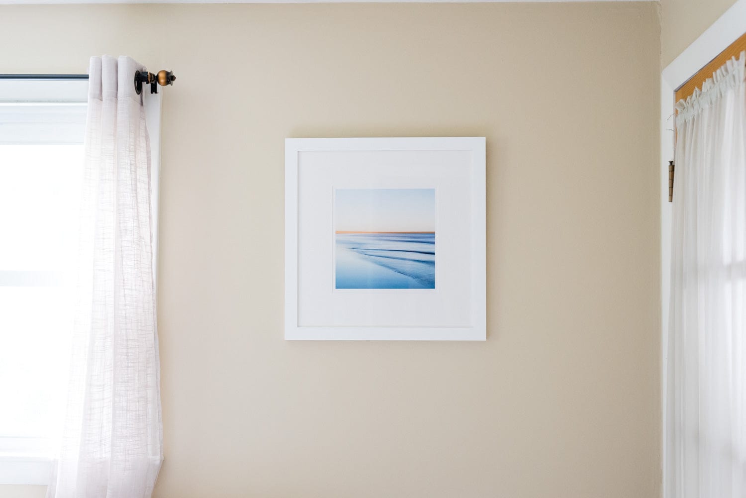 Cate Brown Photo Sachuest Abstract #4 // Framed Fine Art 20x20" // Limited Edition 6 of 100 Available Inventory Ocean Fine Art