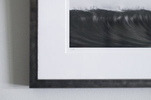 Cate Brown Photo Waves of Silver // Framed Fine Art 16x24" // Limited Edition 1 of 100 Available Inventory Ocean Fine Art