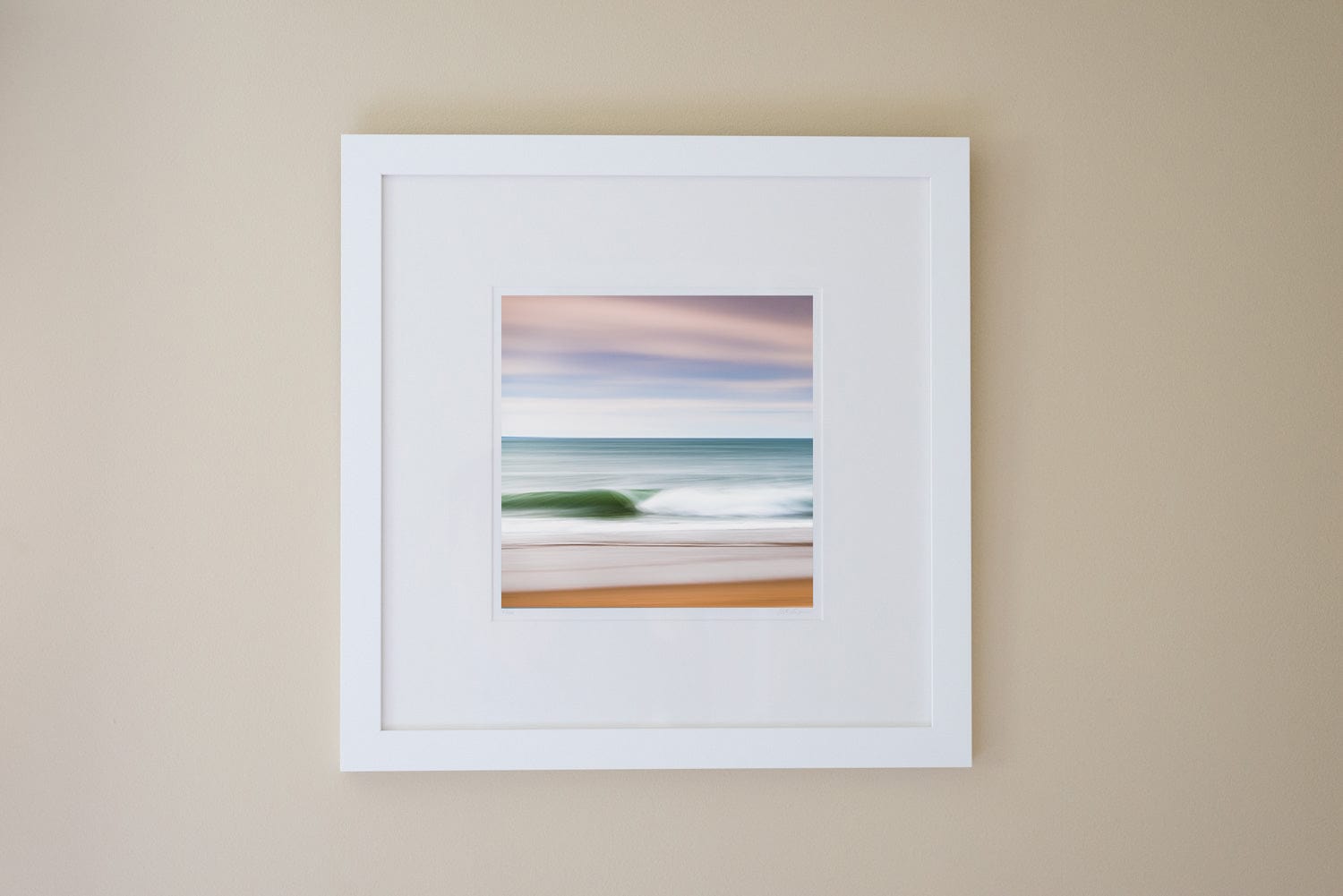 Cate Brown Photo East Beach Abstract #3 // Framed Fine Art 20x20" // Limited Edition 3 of 100 Available Inventory Ocean Fine Art