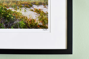 Cate Brown Photo Wood End Light #3 // Framed Fine Art 17x21" // Open Edition Available Inventory Ocean Fine Art