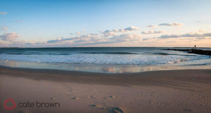 Cate Brown Photo Galilee Beach Panoramic #1 // Framed Fine Art 16x20" // Artist Proof Available Inventory Ocean Fine Art