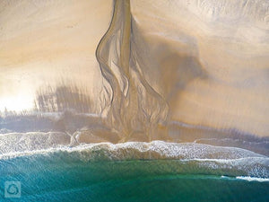 Cate Brown Photo Bonnet Aerial #1 // Metal Print 40x53" // Limited Edition 1 of 50 Available Inventory Ocean Fine Art