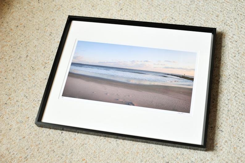 Cate Brown Photo Galilee Beach Panoramic #1 // Framed Fine Art 16x20" // Artist Proof Available Inventory Ocean Fine Art