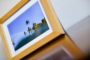 Cate Brown Photo Palms & Rainbows // Framed Mini Print 5x7" Available Inventory Ocean Fine Art