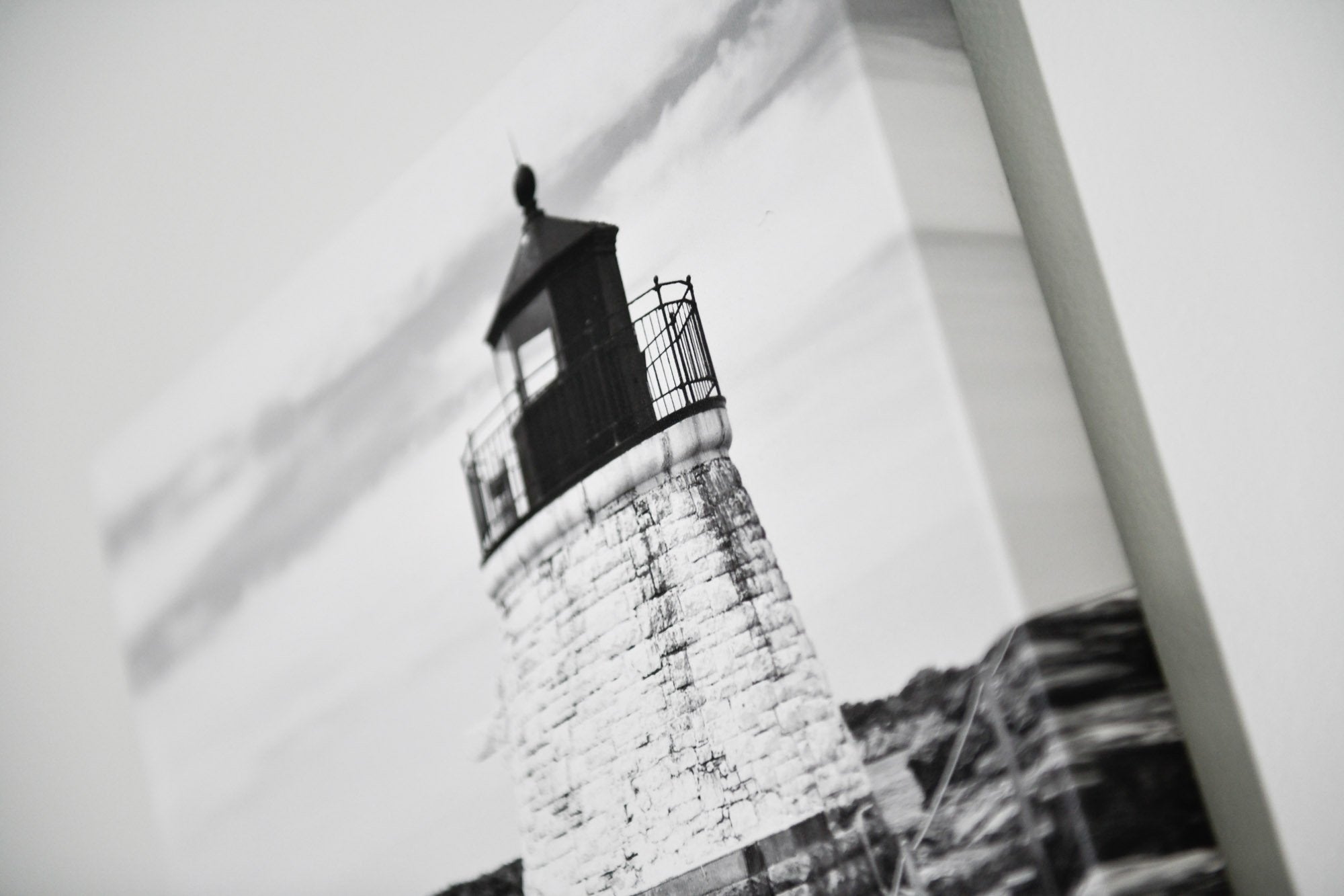 Cate Brown Photo Castle Hill Light // Photo on Canvas 16x20" // Limited Edition 1 of 20 Available Inventory Ocean Fine Art