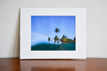 Cate Brown Photo Palms & Rainbows // Matted Mini Print 11x14" Available Inventory Ocean Fine Art