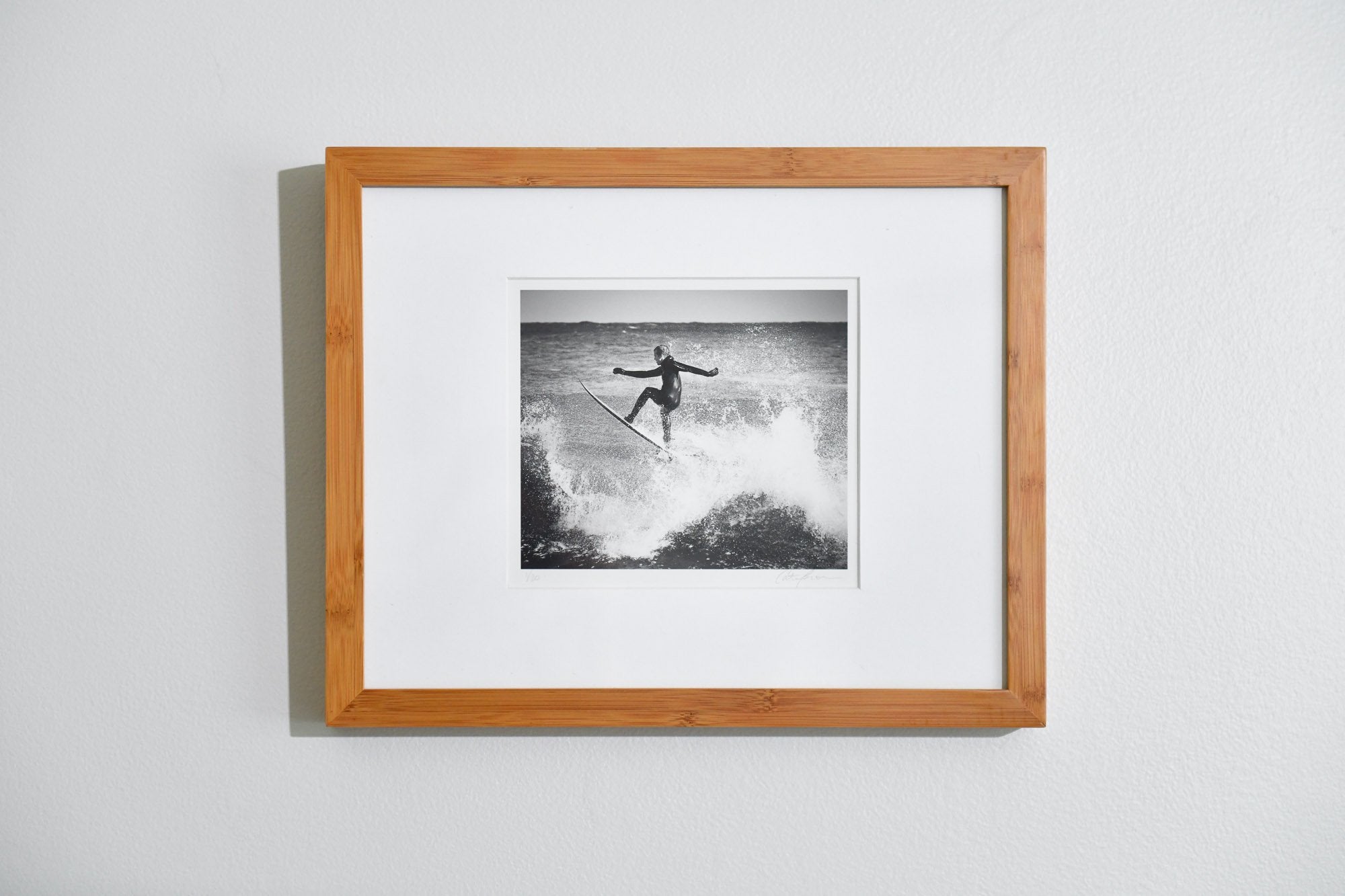 Cate Brown Photo Surfer #2 // Framed Fine Art 11x14" // Limited Edition 1 of 20 Available Inventory Ocean Fine Art