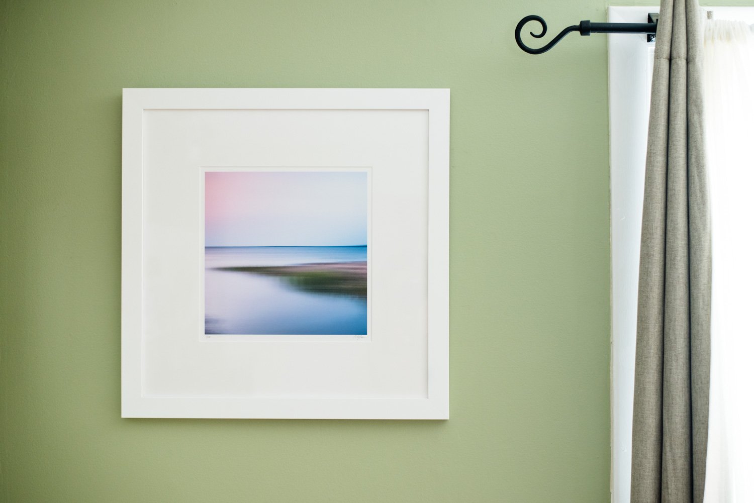 Cate Brown Photo Rome Point Summer Abstract #1 // Framed Fine Art 20x20" // Limited Edition 1 of 100 Available Inventory Ocean Fine Art