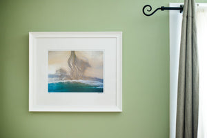 Cate Brown Photo Bonnet Aerial #1 // Framed Fine Art 14x18" // Limited Edition 1 of 150 Available Inventory Ocean Fine Art